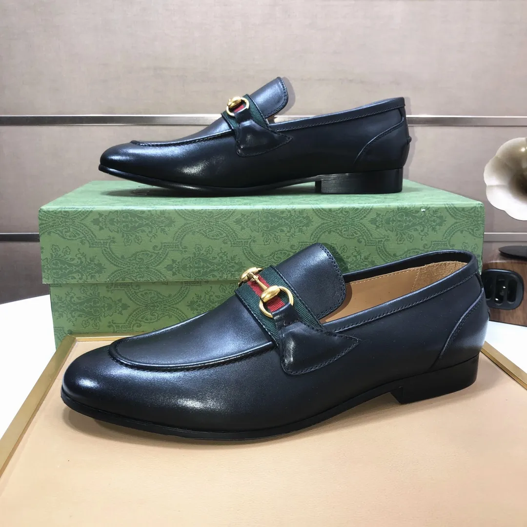 Men's shoes 💰580💰[GUCCI—Gucci] The latest high-end version of Gucci. Official website new model. Available at the same time at counters, the uppers are made of original cowhide imported from Italy/matched with the original special material splicing design concept; "highlight, high-end, grade, extravagance" and exquisite workmanship (original mesh fabric) sole: original factory special outsole size (38-45) (custom-made 45 non-returnable)